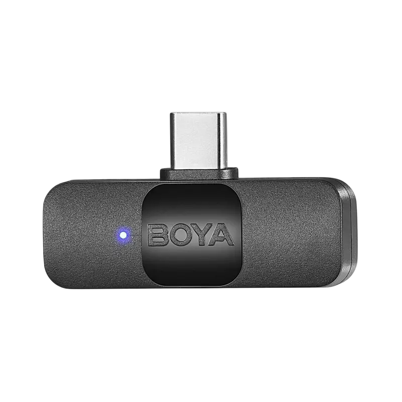 Портативный записывающий микрофон Boya BY-V20 Беспроводной Черный