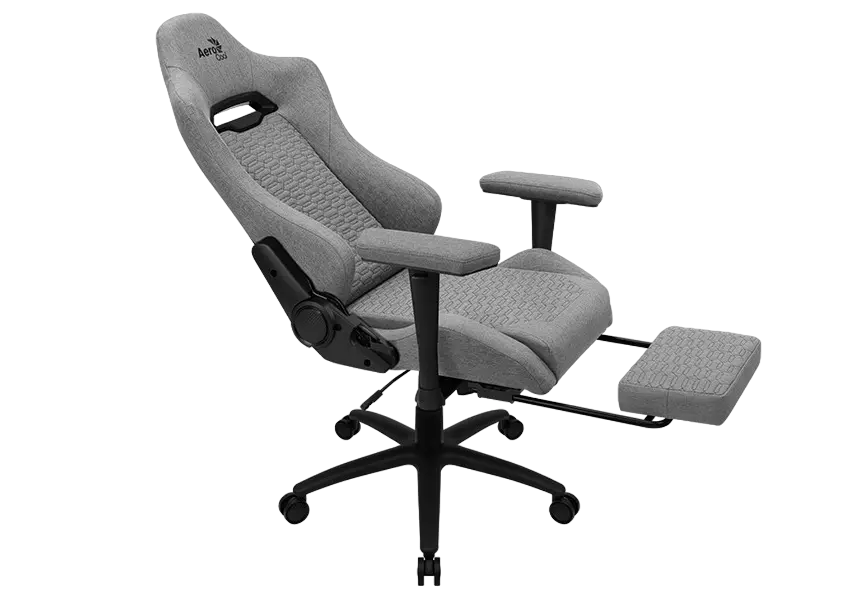 Scaun Gaming AeroCool Royal AeroWeave PU Piele Gri