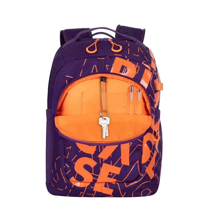 Повседневный рюкзак Rivacase Heide Фиолетовый/Оранжевый