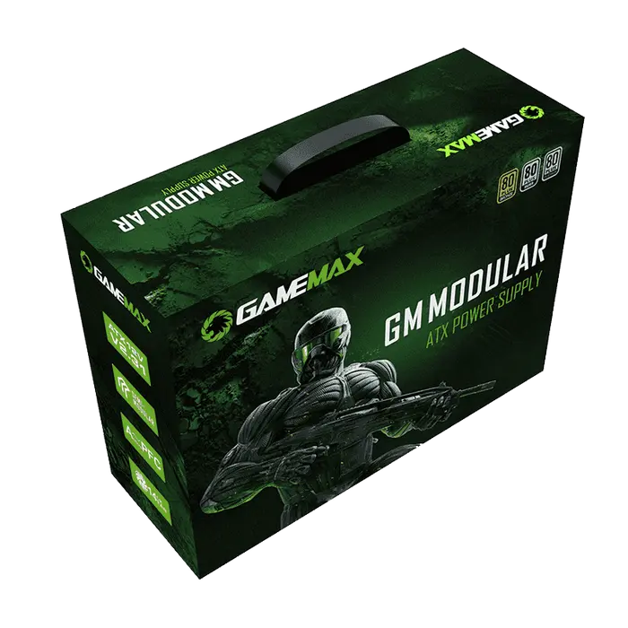 Tip Блок питания для компьютеров Gamemax GM-600 ATX Черный