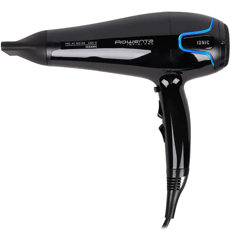 Uscător de păr Rowenta LED Infini Pro Negru