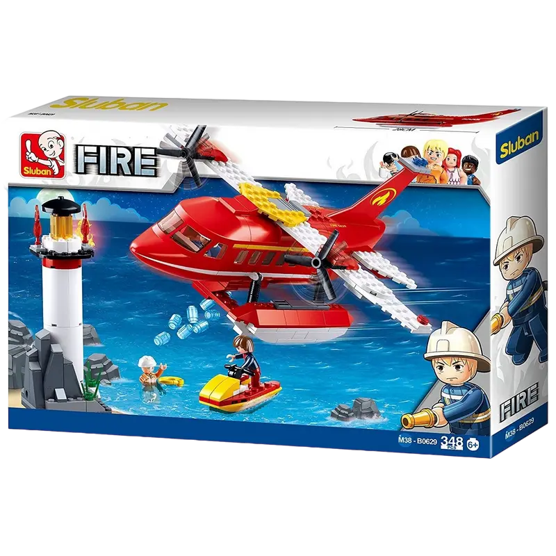 Конструктор Sluban Fire - Waterplan Разноцветный