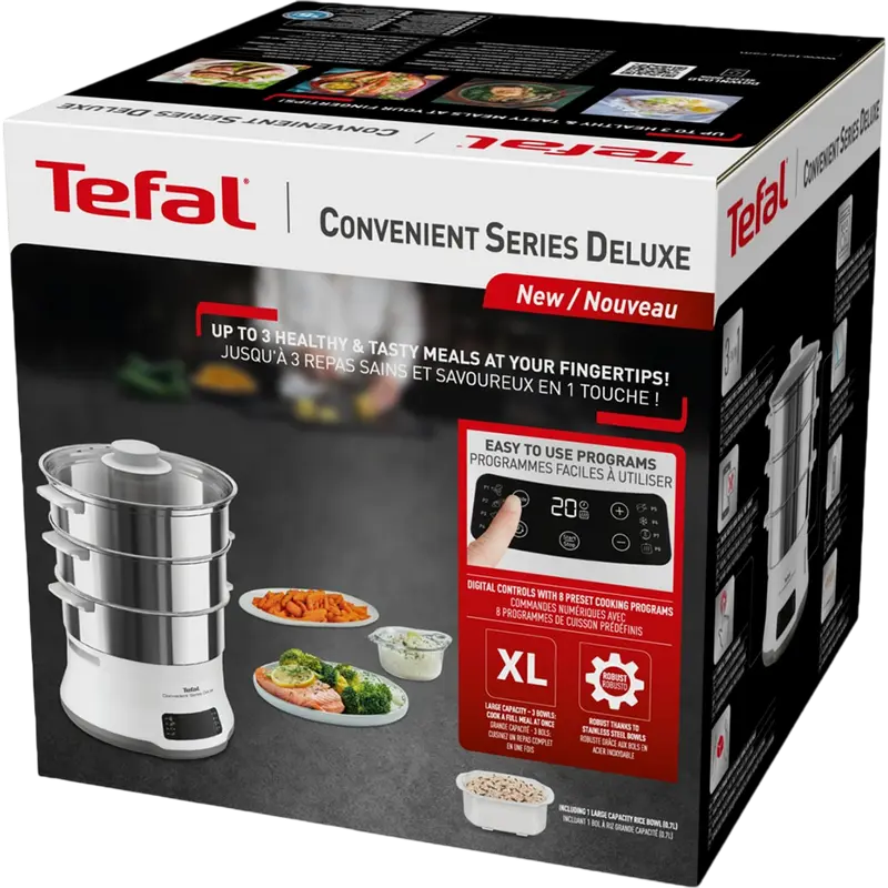Пароварка Tefal VC502D10 Белый