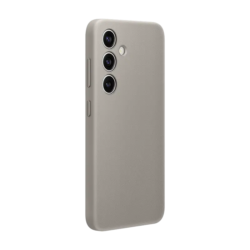 Чехол Samsung Galaxy S24 Vegan Leather Case Vegan Leather Серо-коричневый