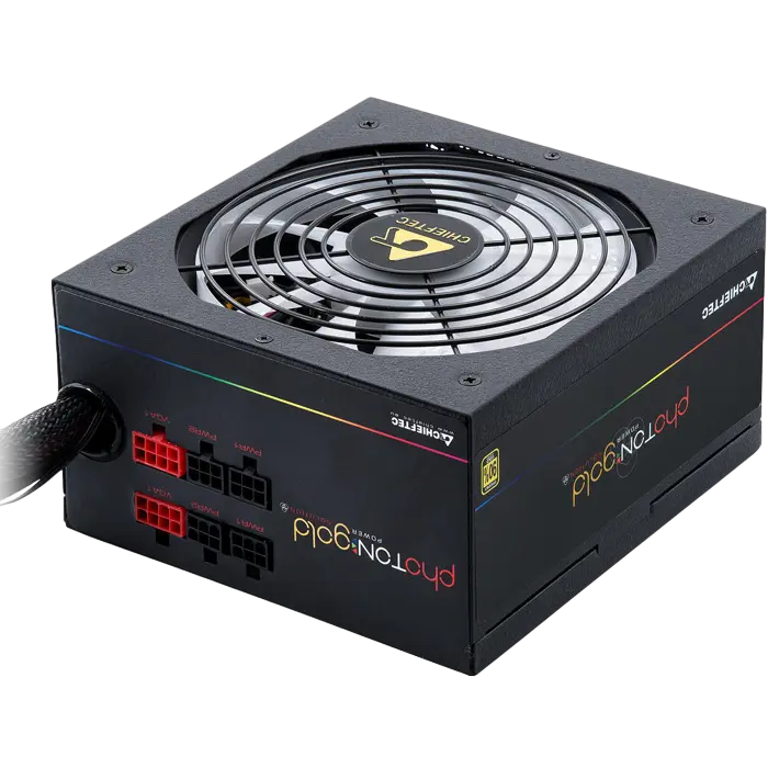 Tip Блок питания для компьютеров Chieftec GDP-650C-RGB Photon Gold Series ATX Черный