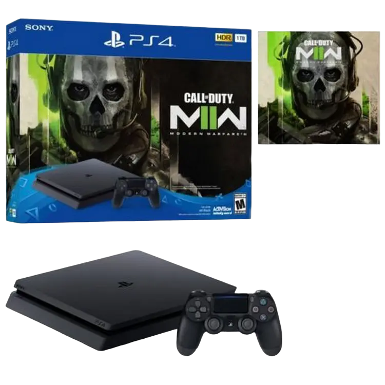 Игровая консоль SONY PlayStation 4 Slim + Call of Duty MWII Чёрный