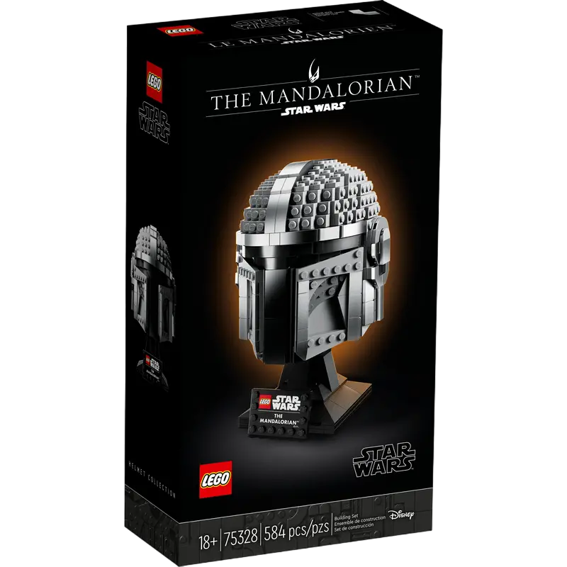 Конструктор LEGO The Mandalorian™ Helmet Серый