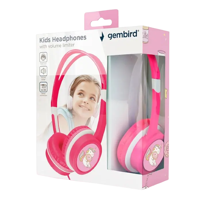 Наушники Gembird MHP-JR-PK Розовый