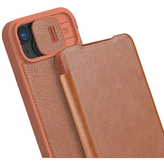 Husă tip carte Nillkin Apple iPhone 15 Plus Qin Pro Qin Pro Maro