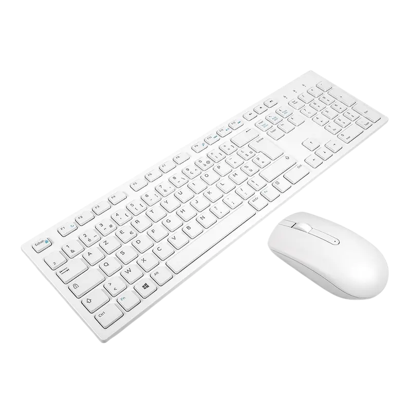 Клавиатура и мышь DELL KM636 Мембрана Белый