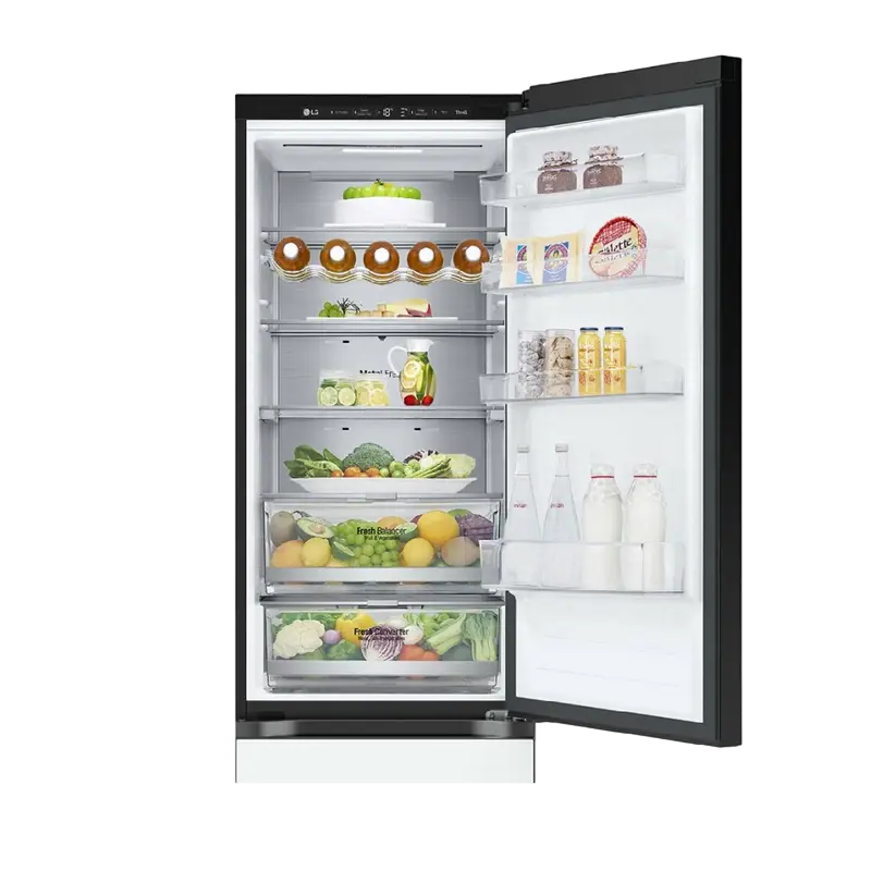 Холодильник LG GBB72TW9DQ Белый | Черный