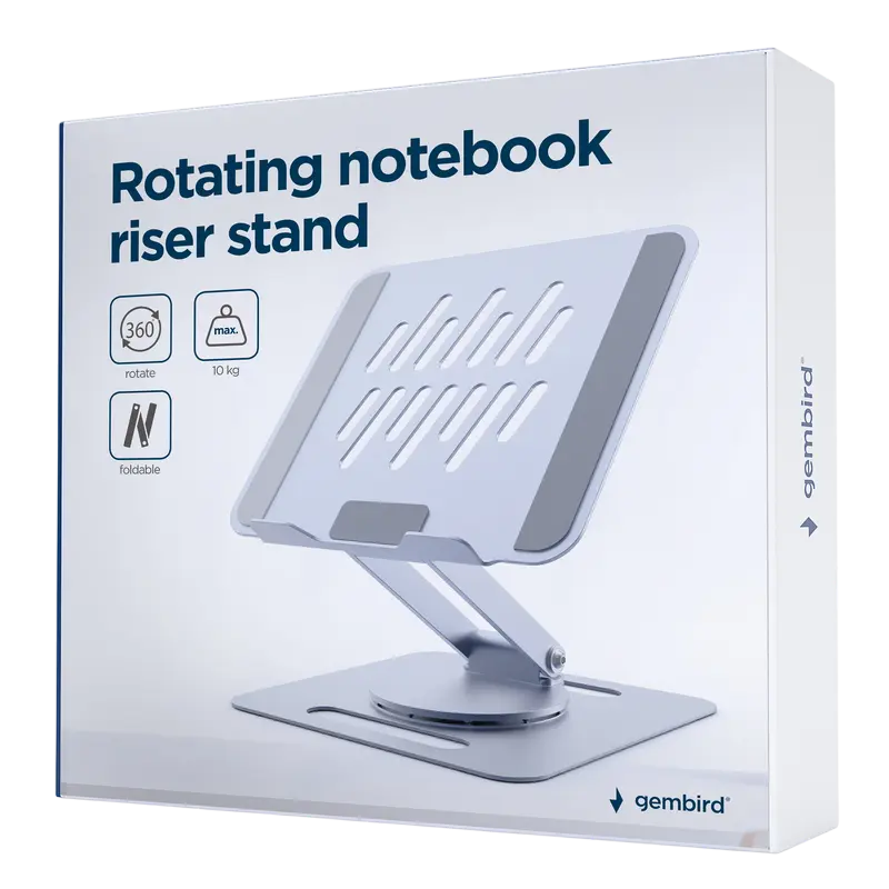 Подставка для ноутбука Gembird NBS-DR1-01 15.6 Серебристый