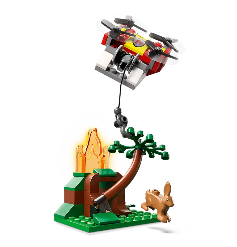 Конструктор LEGO Fire Command Truck Разноцветный