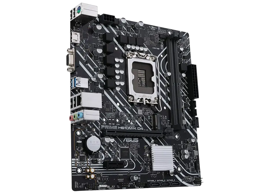 Материнская плата ASUS PRIME H610M-K D4 LGA1700 Micro-ATX