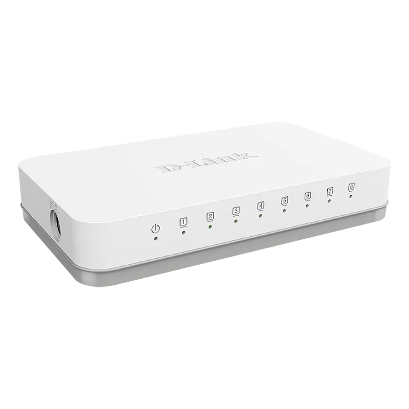 Switch de rețea D-Link DGS-1008A Alb
