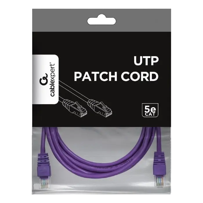 Патч-корд Cablexpert PP12-1M/V Фиолетовый