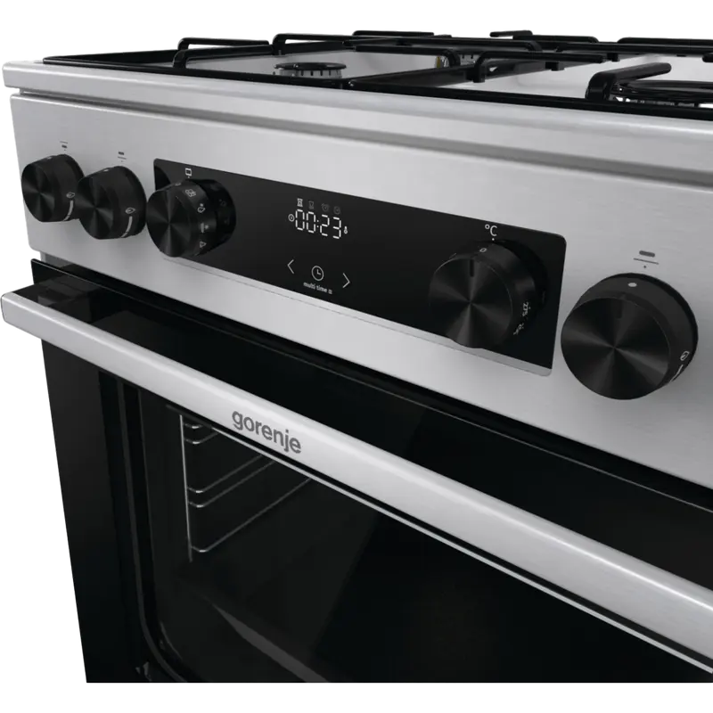 Комбинированная плита Gorenje GKS6C70XJ Нержавеющая сталь