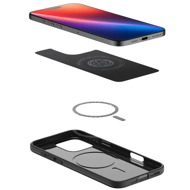 Чехол Spigen Apple iPhone 16 Pro Thin Fit Magsafe Thin Fit Mag Magsafe Чёрный