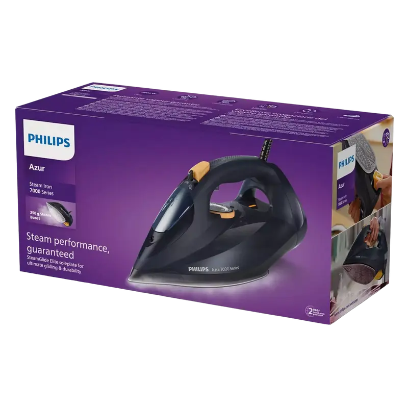 Fier de călcat Philips Azur Albastru | Galben