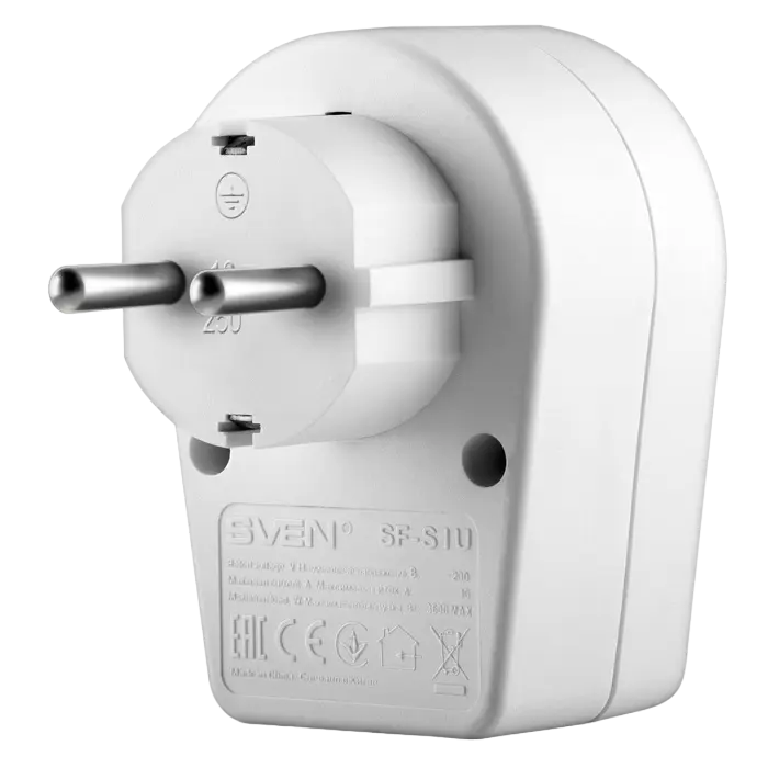 Prelungitor electric SVEN SF-S1U Alb