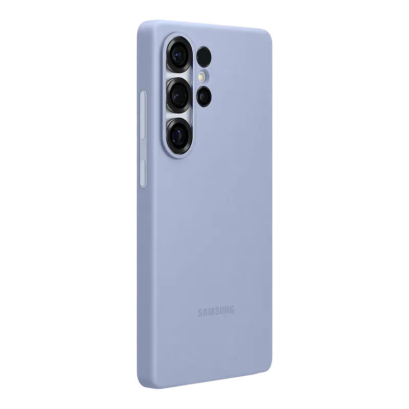 Чехол Samsung Galaxy S25 Ultra Silicone Cover Силиконовый Чехол Голубой