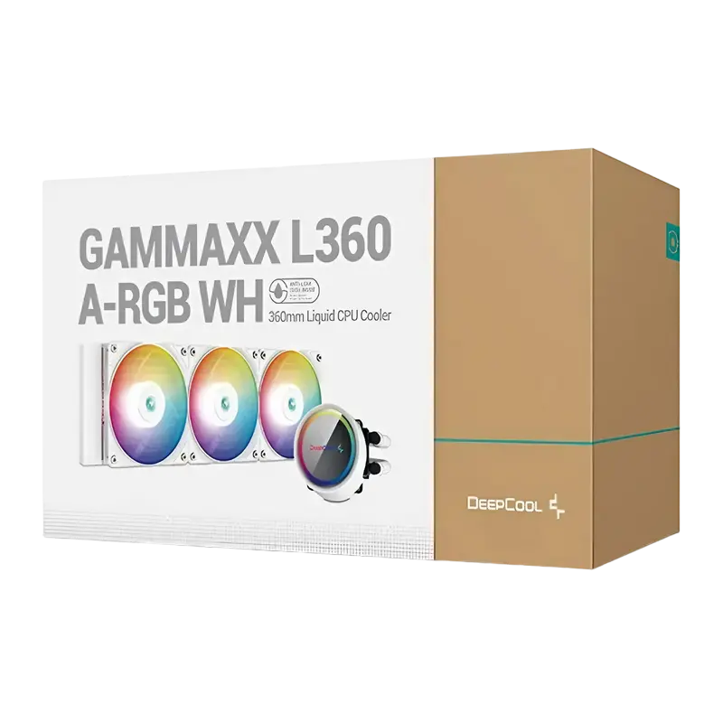 Кулер для процессора Deepcool GAMMAXX L360 A-RGB WH 120 мм