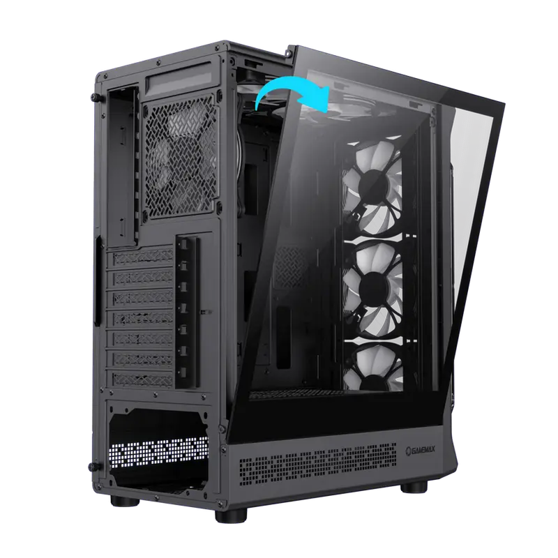 Carcasă PC Gamemax STARLIGHT 2 AB Midi-Tower Negru