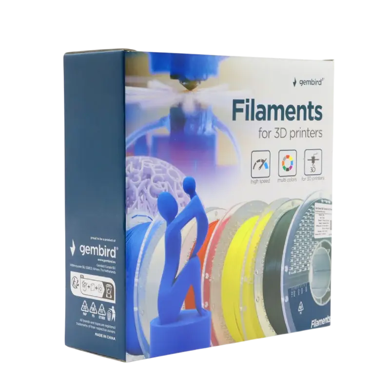 Нить для 3D-принтера Gembird 3DP-PLA1.75HY-01-BK Черный