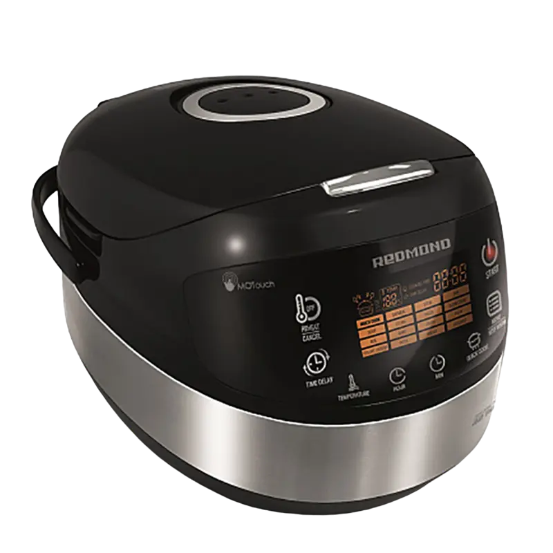 Мультиварка Redmond RMC-M90E Черный Серебристый