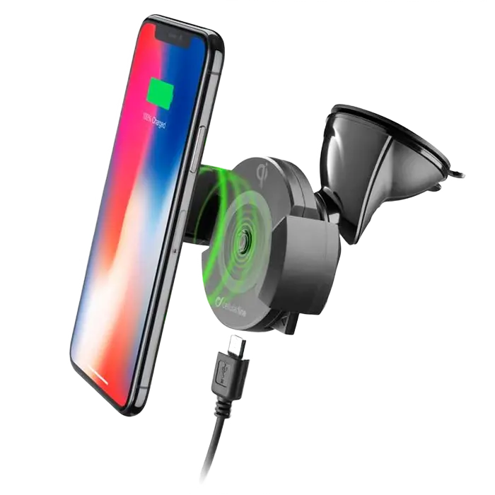 Автомобильный держатель Cellularline Pilot Active Wireless Черный