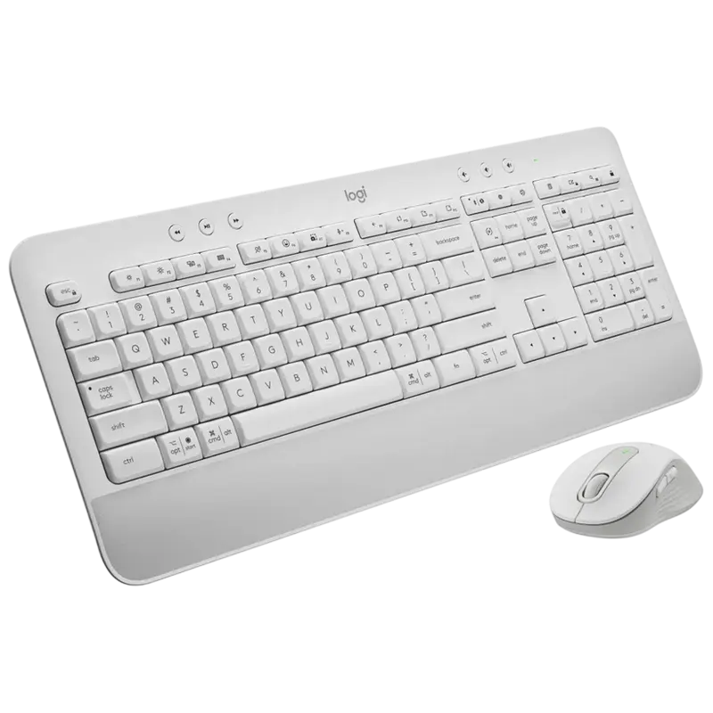 Set Tastatură + Mouse Logitech MK650 Membrană Alb