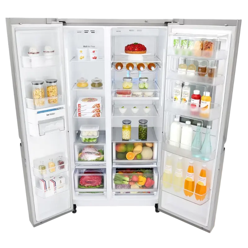 Холодильник LG GC-Q247CADC Серебристый