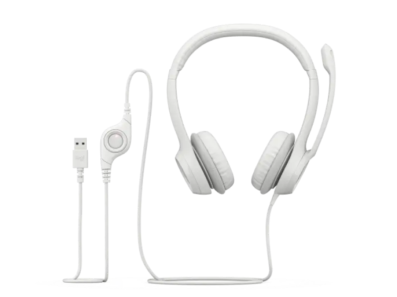 Наушники Logitech H390 Белый