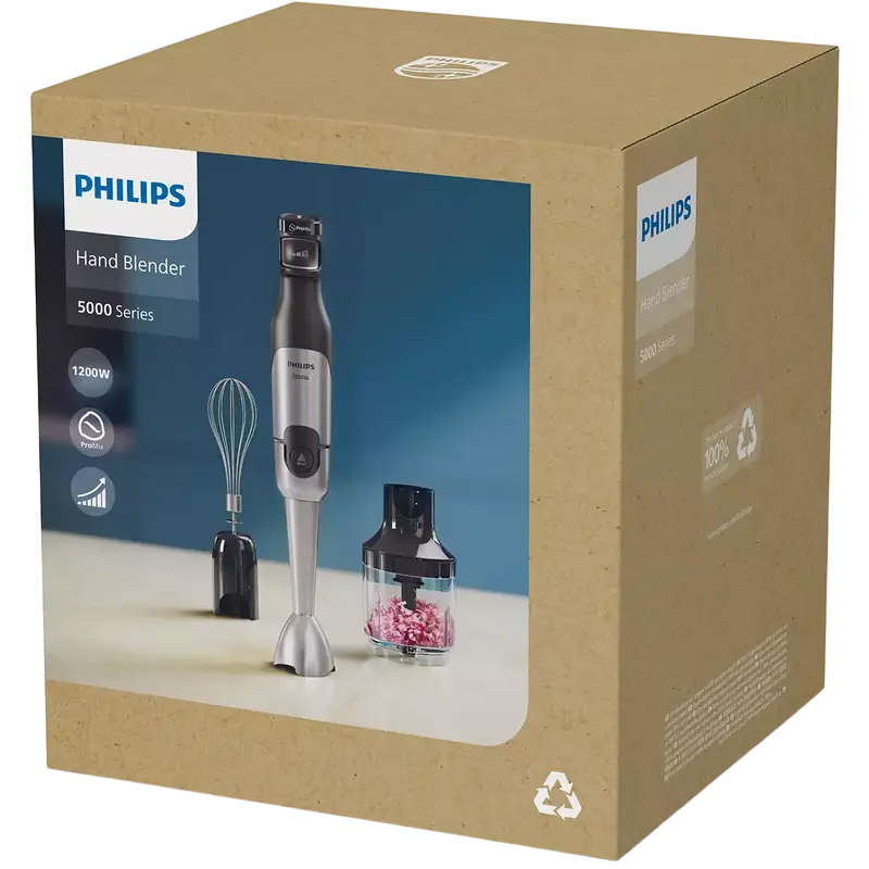 Погружной блендер Philips 5000 Series HR2683/00 Чёрный