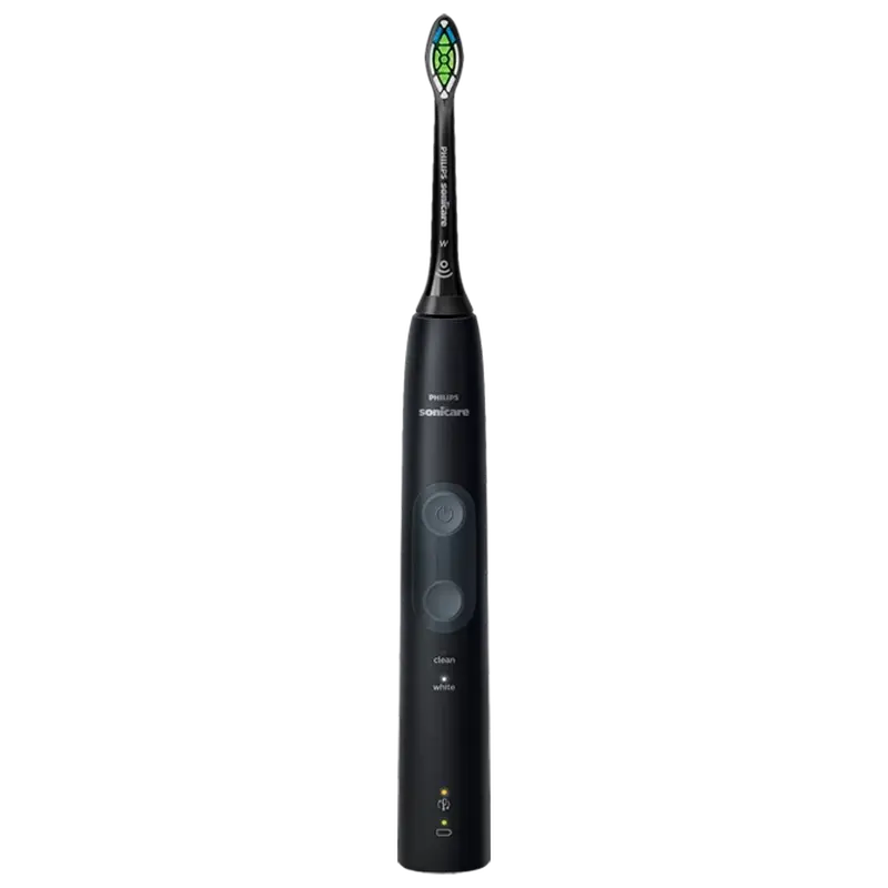 Электрическая звуковая зубная щетка Для взрослых Philips Sonicare ProtectiveClean 4500 Чёрный
