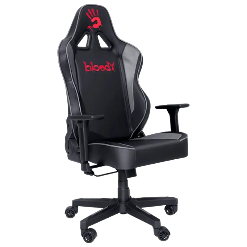 Игровое кресло Bloody GC-330 Искусственная кожа Черный/Серый