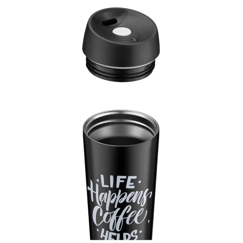 Термокружка Ardesto Coffee Time Черный