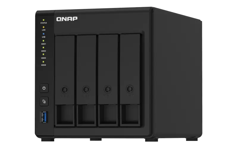 Сетевое хранилище Qnap TS-451D2 Черный