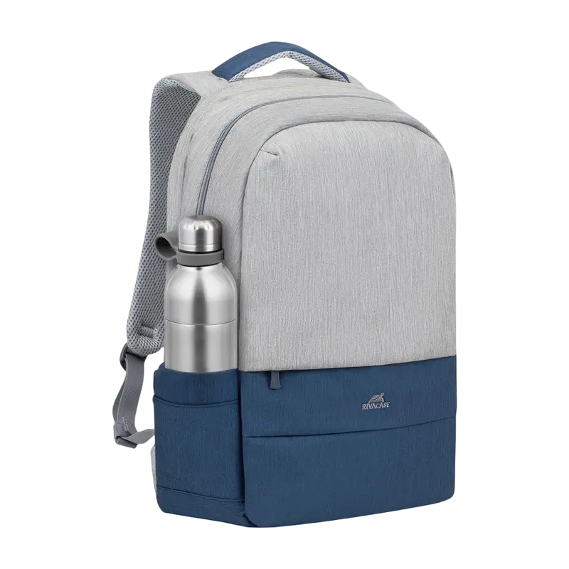 Рюкзак для ноутбука Rivacase Prater Серый/Синий
