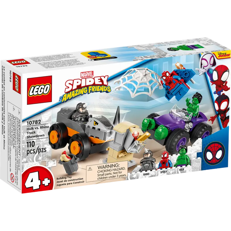 Constructor LEGO Hulk vs. Rhino Truck Showdown Multicolor