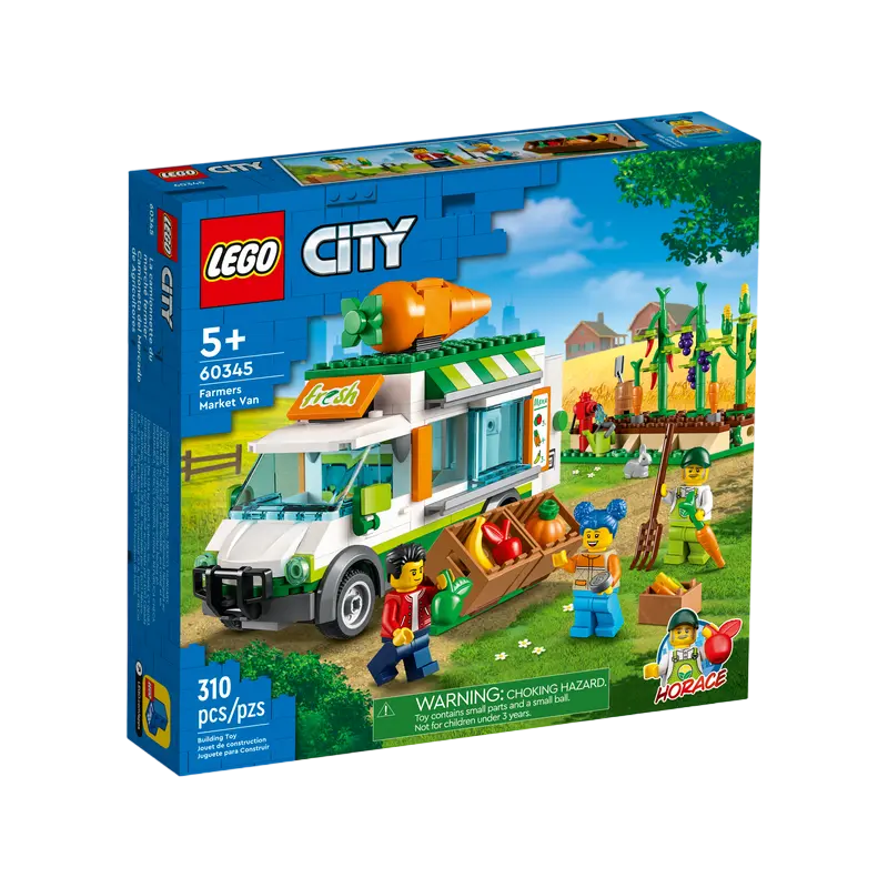 Конструктор LEGO Farmers Market Van Разноцветный