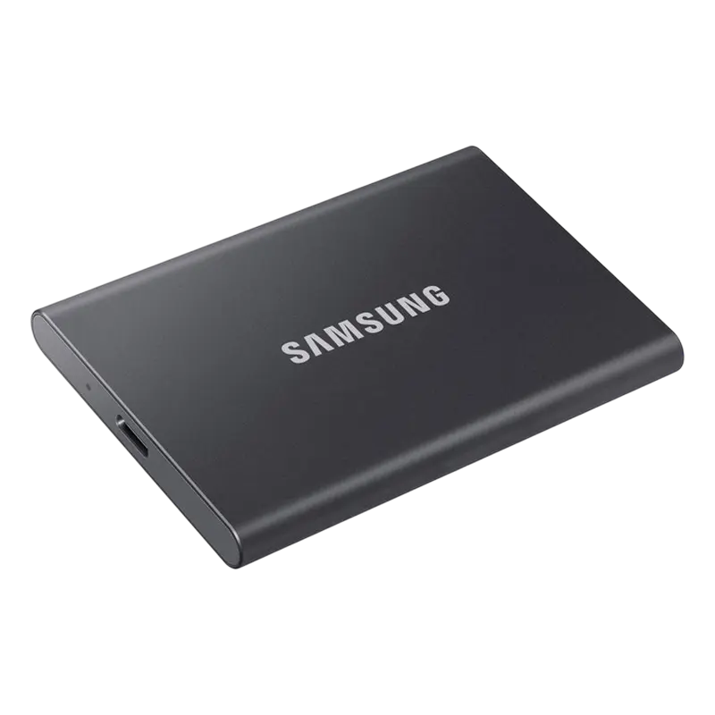 Внешний портативный SSD накопитель Samsung T7 4 ТБ Titan Gray