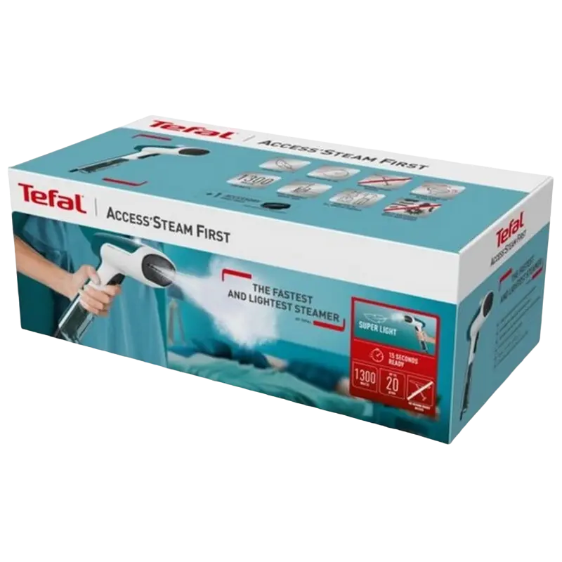 Ручной отпариватель Tefal DT6131E0 Белый | Бирюзовый