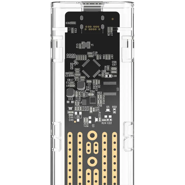 Внешний портативный SSD накопитель Gembird EE2280-U3C-02 Прозрачный