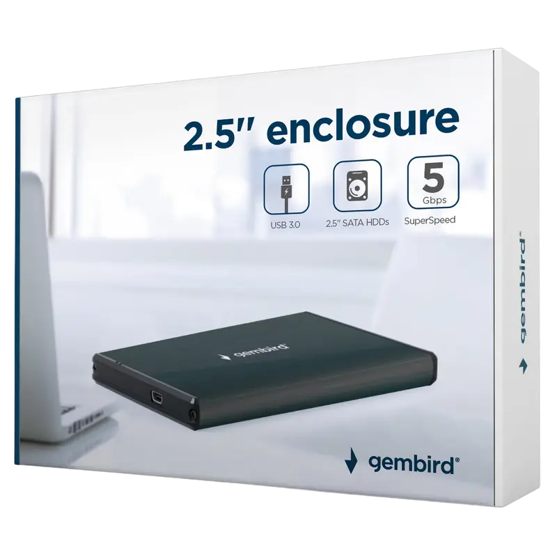 Внешний корпус Gembird EE2-U3S-3-G Зелёный