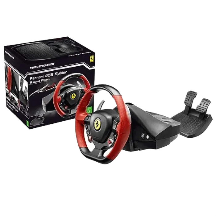 Игровой руль Thrustmaster Ferrari 458 Spider Чёрный/Красный