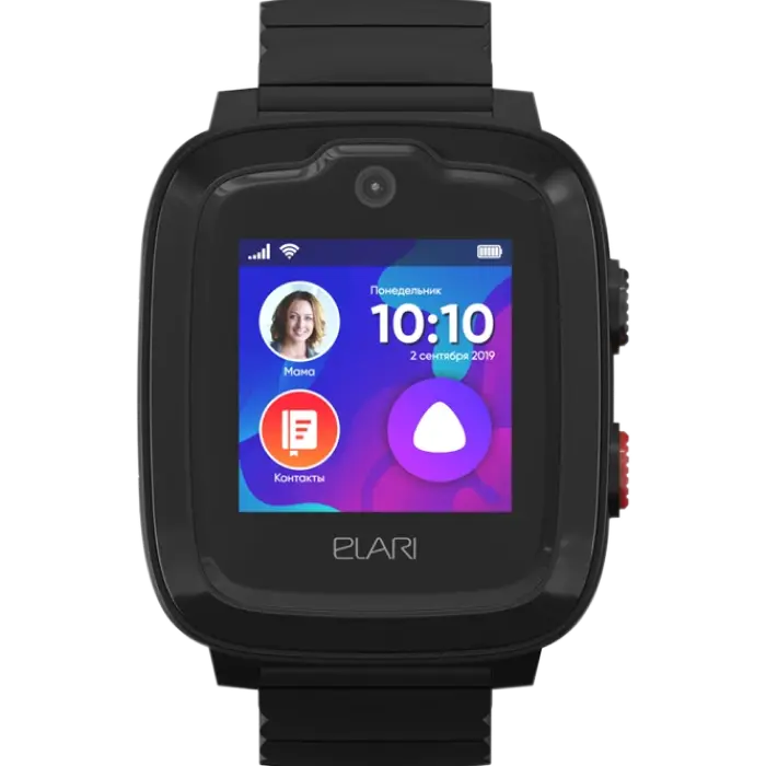 Детские часы Elari KidPhone 4G Чёрный