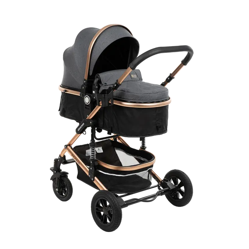 Коляска 3-в-1 Kikka Boo Amaia Серый