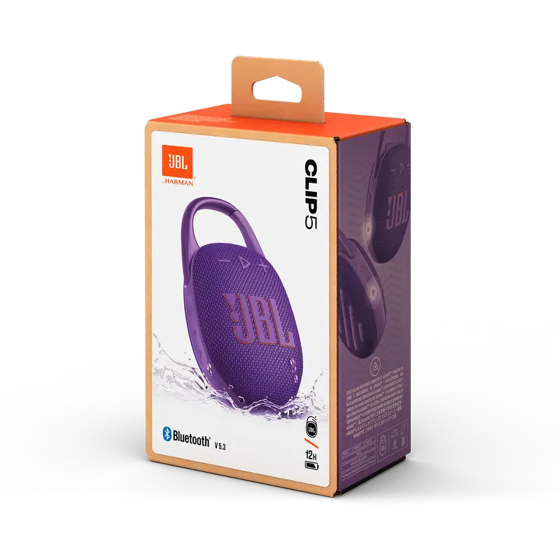 Портативная колонка JBL Clip 5 Фиолетовый