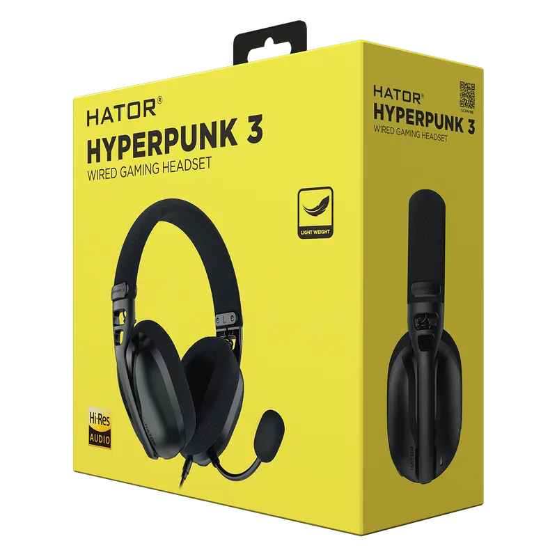 Наушники HATOR Hyperpunk 3 Чёрный